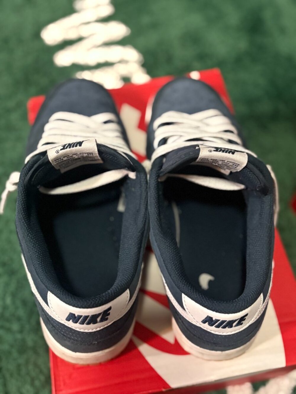 Nike Dunk Low Retro SE Armory Navy Summit White HQ1931-400 Men's Size 10.5 Used - Picture 5 of 7